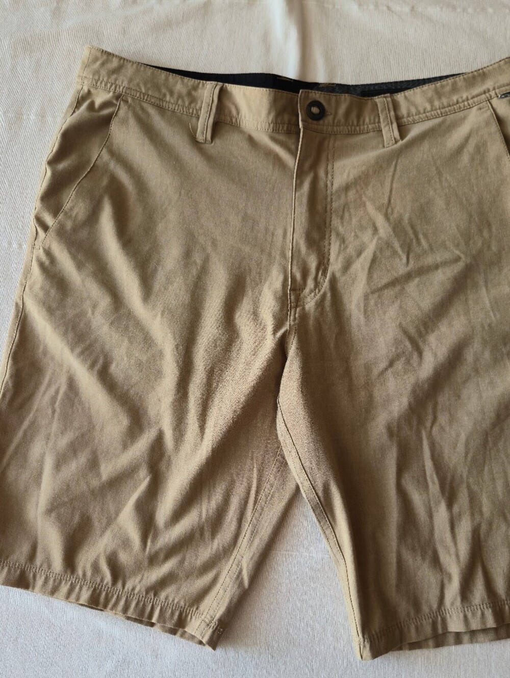 Volcom Men's Khaki Chino Shorts Size 36